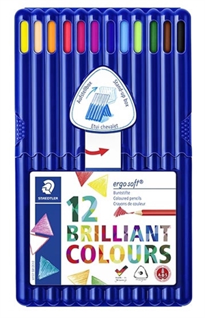 Staedtler Creion Colorat Ergosoft ass (12)